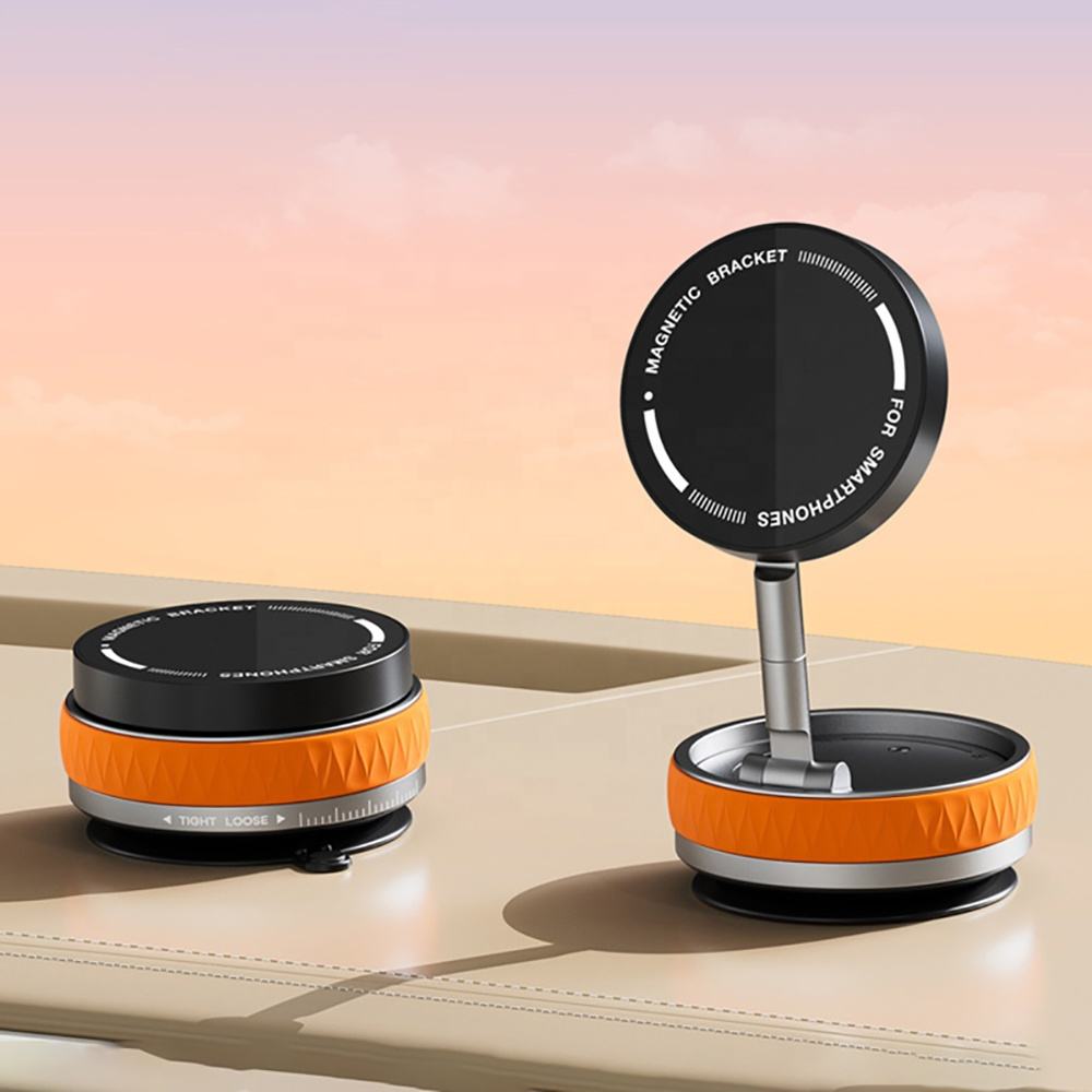 Universal Magnetic Car Phone Holder Dashboard Mount Foldable 360° Rotating GPS
