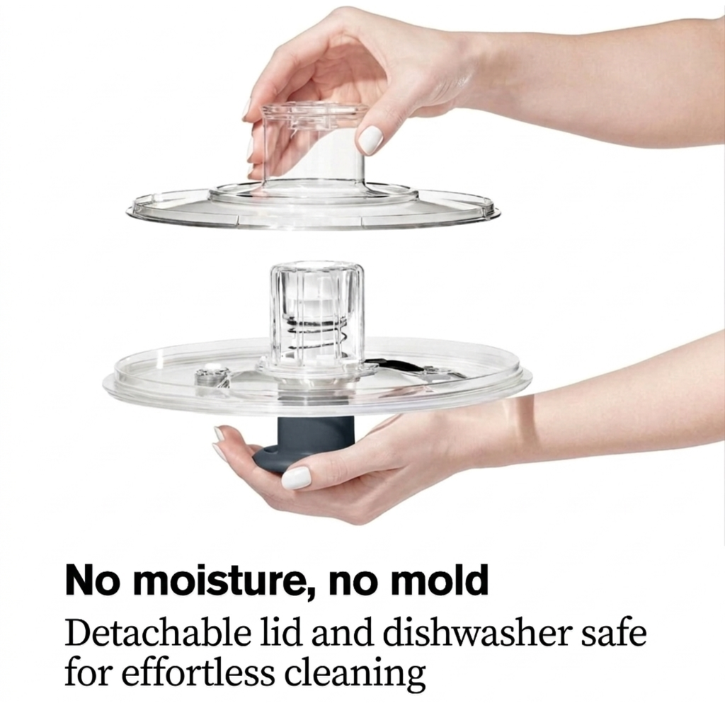 Salad Spinner 3.8 Qt – Large Lettuce Spinner & Vegetable Washer, Fruit Washer Bowl with Strainer, BPA-Free Produce Cleaner & Dryer for Kitchen
